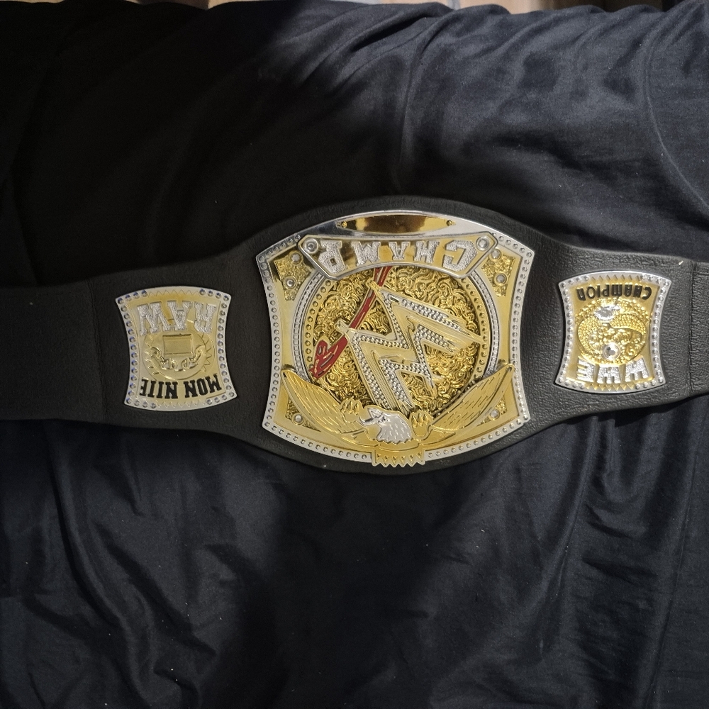 Gold and Black Championship Belt